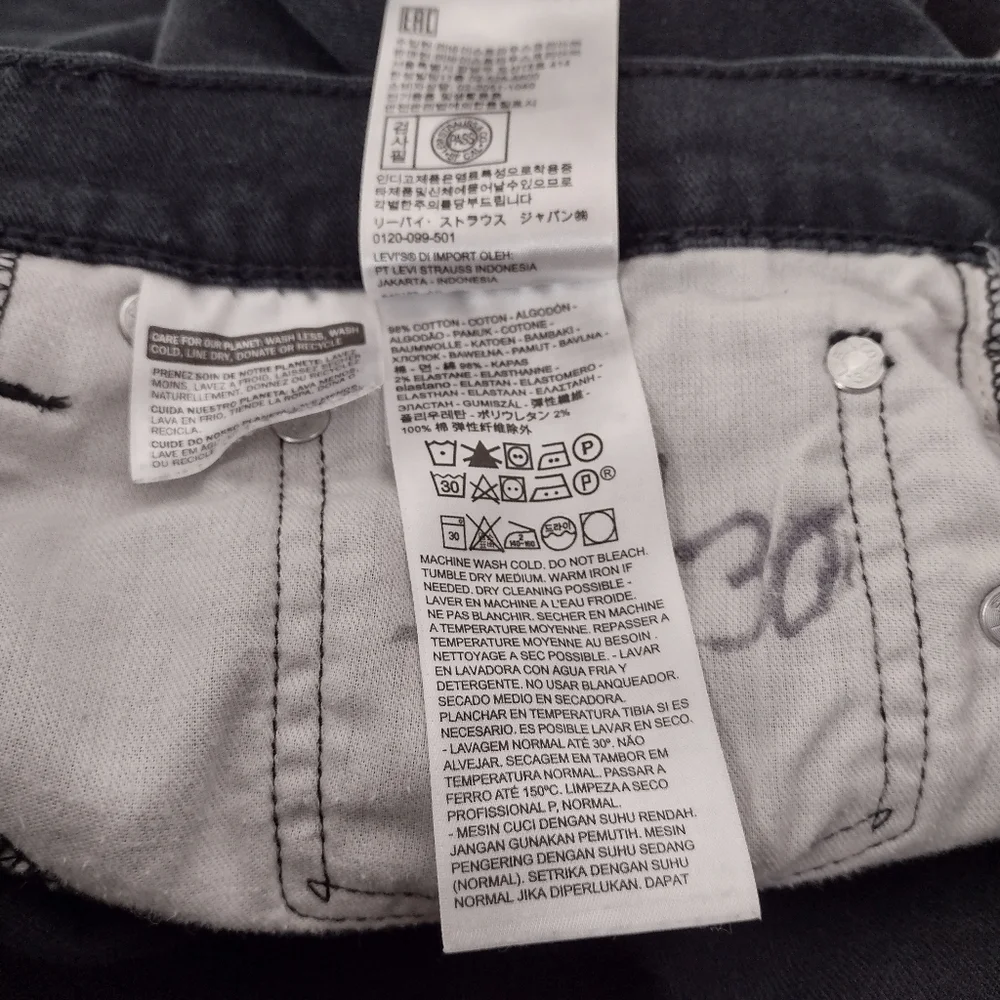 Levi's Men's Black Classic Jeans Size W (36) L(30)